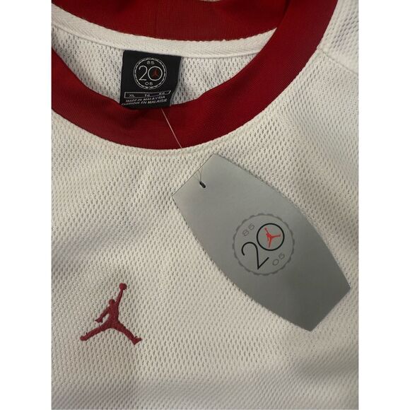 Vintage Jordan Jumpman Jersey Tank Mens XL NWT Red/White - Picture 7 of 7
